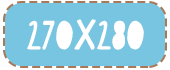 Extra-grande - 270x280